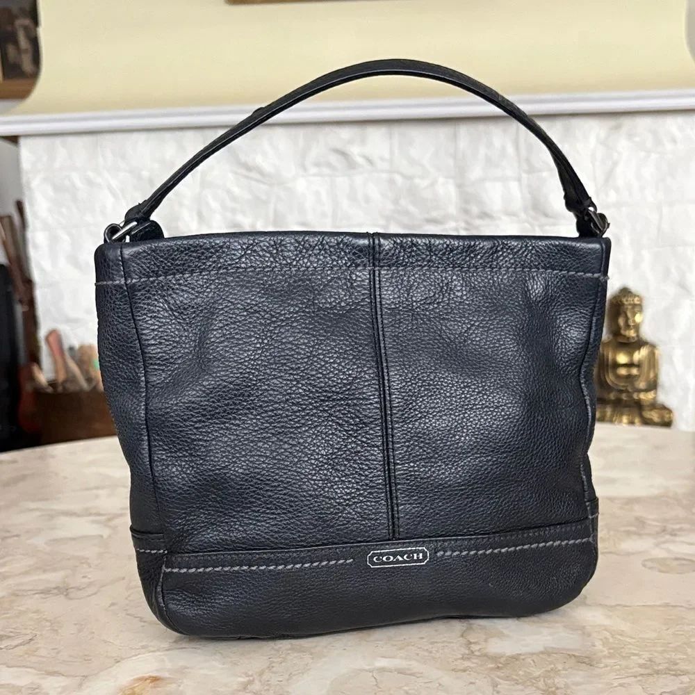 Coach Park Mini / Demi Hobo Shoulder Bag • Classic Coach • Leather